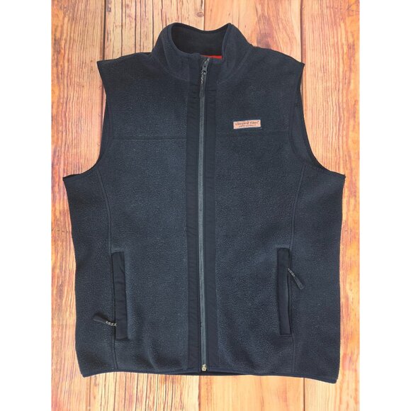 Vineyard Vines Cozy Fleece Vest Medium Elevate Your Layering Game - Picture 4 of 11